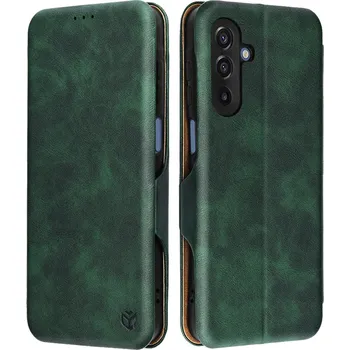 Pouzdro na mobilní telefon Pouzdro Techsuit Safe Wallet Plus pro Samsung Galaxy A17 5G A17 4G zelené