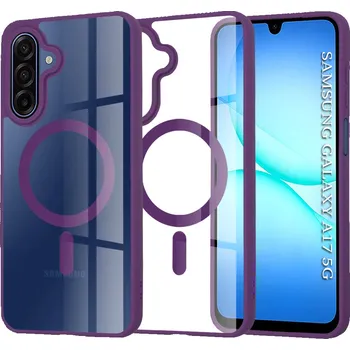 Pouzdro na mobilní telefon Techsuit MagSafe Pro pro Samsung Galaxy A17 5G A17 4G fialová