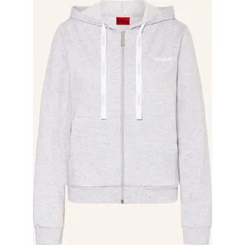 Dámské oblečení Hugo Dámská Lounge Mikina, světle šedá, 40