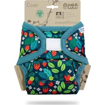 Plenkové kalhoty Lesní jahůdky - svrchní kalhotky s PUL kapsami sz