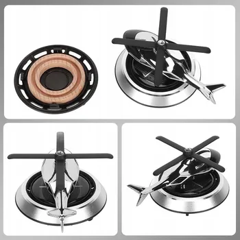 Vůně do auta SOLÁRNÍ VŮNĚ DO AUTA OBROTOWY ŚMIGŁOWIEC OSVĚŽOVAČ VZDUCHU DÁREK