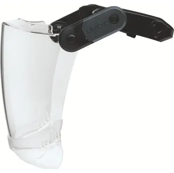 Pracovní přilba Uvex 9916001 - Štít uvex pronamic s chráničem brady, PC čirý/UV 400, SV excellence, na přilbu