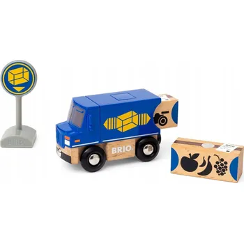 Vláček a vláčkodráha Kurýrní auto Brio World 36020