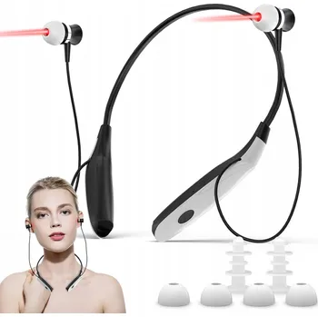 Špunt do uší Špunty do uší s terapií červeným světlem na tinnitus (hučení v uších) - Zlepšují sluch