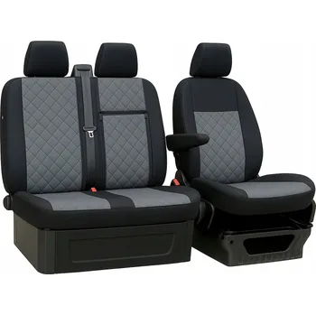 Potah sedadla LISované POTAHY NA SEDADLA IVECO DAILY 6 2+1 BUS - PŘESNÝ STŘIH