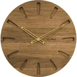 Dubové hodiny VLAHA VCT1020 vyrobené v Čechách se zlatými ručičkami 148173309