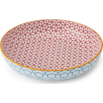 Mikasa Kameninová miska Blue Geometric, 21 cm