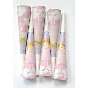 Party dekorace PAPIROVÉ TRUBKY NA OSLAVU VÍLA 6 KS