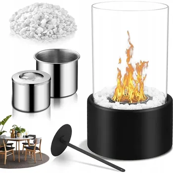 Biokrb Volně stojící biokrb Kaminer 16 x 28 x 16 cm černý