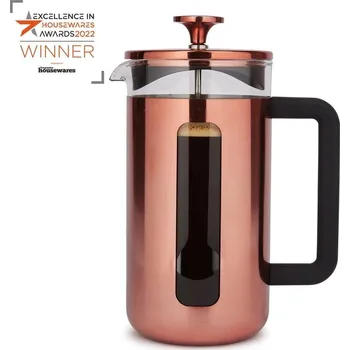 French press La Cafetière Pisa French Press v nerezovém provedení měď, pro 8 šálků
