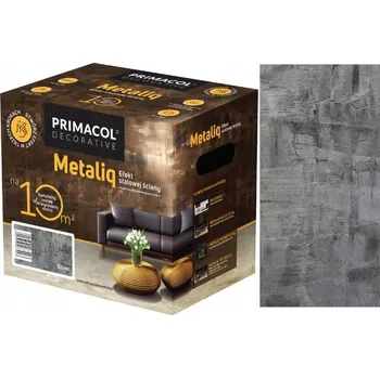 barva na zeď Latexová Barva na betonu , strukturální, stěny Primacol 1,5 l Stříbrná matná