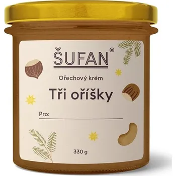 ŠUFAN s.r.o. ŠUFAN OŘECHOVÝ KRÉM - TŘI OŘÍŠKY 330g