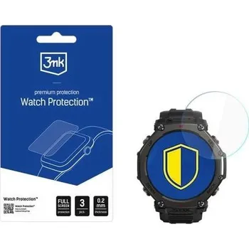 Pouzdro na mobilní telefon 3mk hybridní sklo Watch Protection FlexibleGlass pro Amazfit T-Rex 3 Pro 44mm 5903108722384