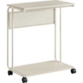 Servírovací stolek Textilomanie Mirezo příruční stolek na kolečkách 55 x 33 cm béžový