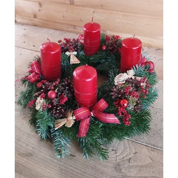 Věnec Zahradnidum Adventní věnec na stůl 28 28 cm