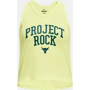 Dívčí tričko Dívčí tílko Under Armour Pjt Rck Girls Graphic Tank 1376656-391 Zelená YLG