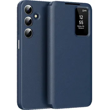 Pouzdro na mobilní telefon Techsuit SmartView Series pro Samsung Galaxy A17 5G A17 4G A26 5G modrá