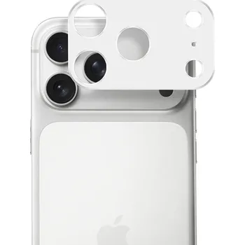 Techsuit celoplošné sklo na fotoaparát iPhone 17 Pro Max stříbrné