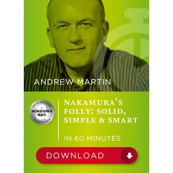 Šachy ChessBase Nakamura’s Folly (1.Nf3 followed by e3): Solid, Simple, Smart, Andrew Martin - verze ke stažení (anglicky)