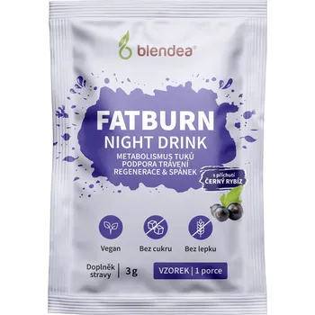 Instantní nápoj Blendea Fatburn Night Drink Vzorek 1 porce