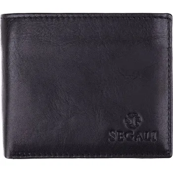 Peněženka SEGALI Pánská peněženka kožená 985, černá