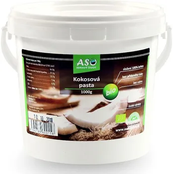 ASO - Zdravý život Kokosová pasta BIO Hmotnost: 1kg