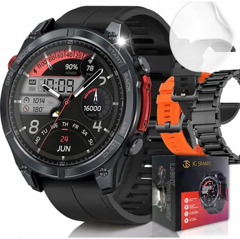 Chytré hodinky JG Smart Chytré Hodinky Chytré Hodinky GPS, černé