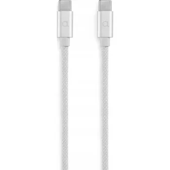 Datový kabel Aiino - USB-C na USB-C kabel z opleteného nylonu (1,2 metru) AICBC2BRN