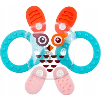 Hračka pro kojence Akuku chrastítko - kousátko na prořezávání zoubků Kosmo