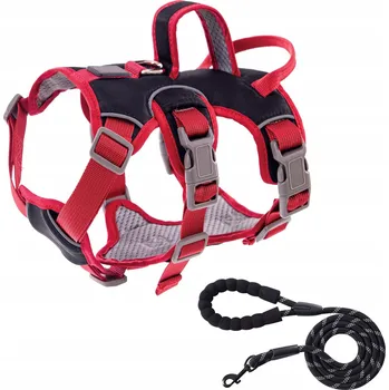 Postroj pro psa SM postroj pro psa, bezpečnostní postroj s reflexním pásem