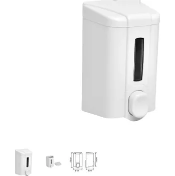 Dávkovač mýdla Dávkovač VIALLI 400503 500 tekutého mýdla bílý S2 určeno pro dolévání