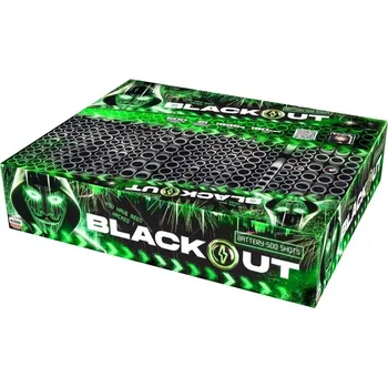 Zábavní pyrotechnika Kompaktní ohňostroj BlackOUT 500ran / 14,20mm