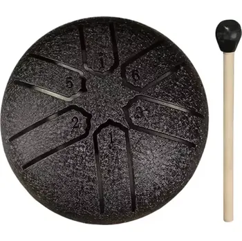 FZone STD-3I6N Rough Black Steel Tongue Drum