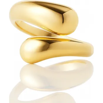 Prsten Flamenco Mystique Pozlacený prsten z chirurgické oceli, nastavitelný, PST969