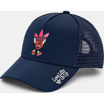 Kšiltovka Kšiltovka adidas Originals Nelson tmavomodrá barva, hladká, JD0979 59X, vel. S/M