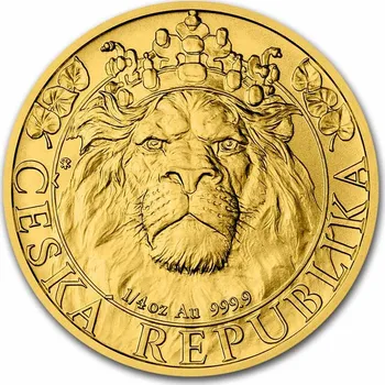 Česká mincovna Český lev 2022 1/4 oz 7.78 g