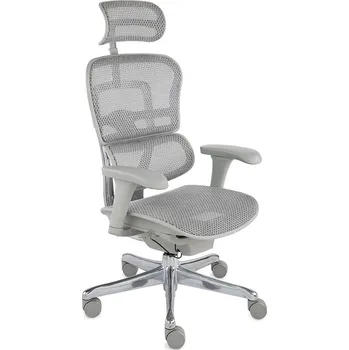 Ergonomické kancelářské křeslo z hliníku se síťovinou