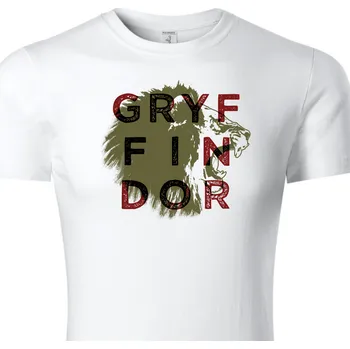 Fenomeno Dětské tričko Gryffindor lev Velikost: 110 cm/4 roky