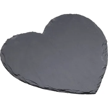 Artesà Servírací talíř z břidlice, tvaru srdce, 25 cm