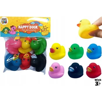 Kachničky do vany PRO KIDS - Sada 6 barevných kačenek