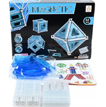 ostatní stavebnice Magnetické Stavebnice Midex 52 ks B2784306 65246 52