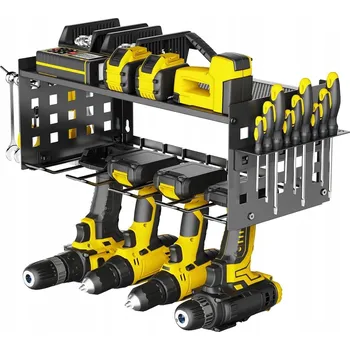 Věšák ORGANIZÉR DO DÍLNY GARÁŽOVÝ ZÁVĚSNÝ REGÁL NA NÁŘADÍ A ELEKTRONÁŘADÍ