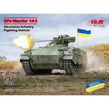 Plastikový model ICM SPz Marder 1A3 Ukrainian Infantry Fighting Vehicle 1:72