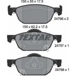 Sada brzdových destiček, kotoučová brzda TEXTAR 2479601