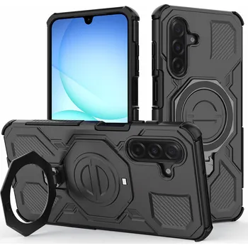 Pouzdro na mobilní telefon Techsuit Carbon Shield PRO pro Samsung Galaxy A17 5G A17 4G černý