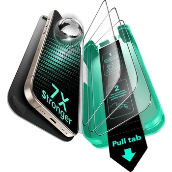 ESR Armorite ochranné sklo UltraFit (3 ks) iPhone 17 Air černá