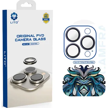 Lito Titanium AR sklo na kameru iPhone 17 Pro iPhone 17 Pro Max námořnická modrá