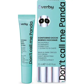 Péče o oční okolí Everby Don't Call Me Panda oční krém na váčky a kruhy pod očima 12 ml