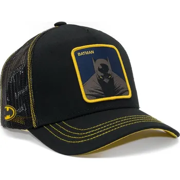 Kšiltovka Kšiltovka Capslab Batman - Batman Black/Yellow Trucker Black / Yellow