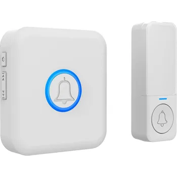 Domovní zvonek Zvonek MAKETOP YF-102 kinetic doorbell, bílý